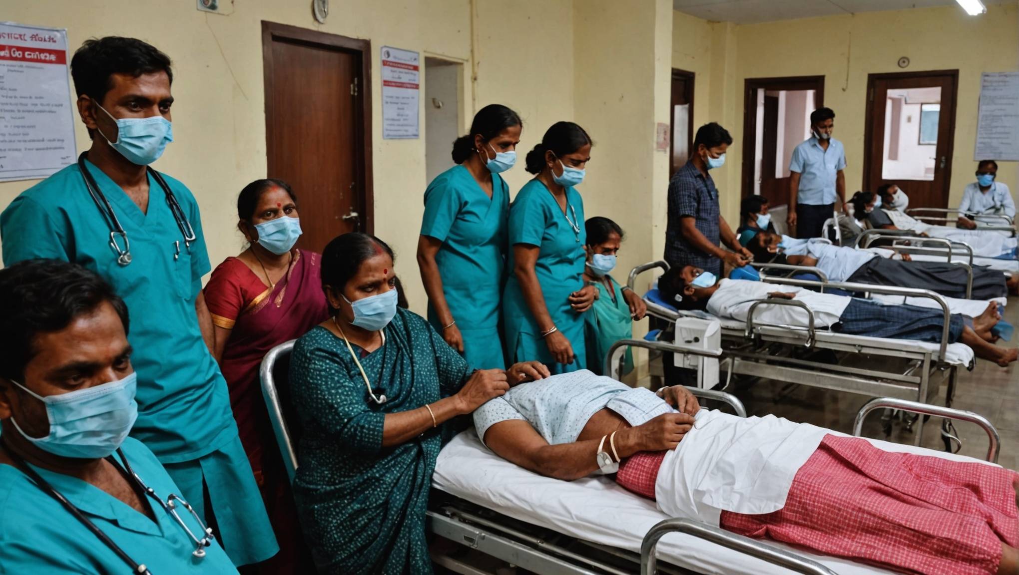 Des centaines de personnes hospitalisées pour une maladie mystérieuse dans le sud de l’Inde